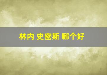 林内 史密斯 哪个好